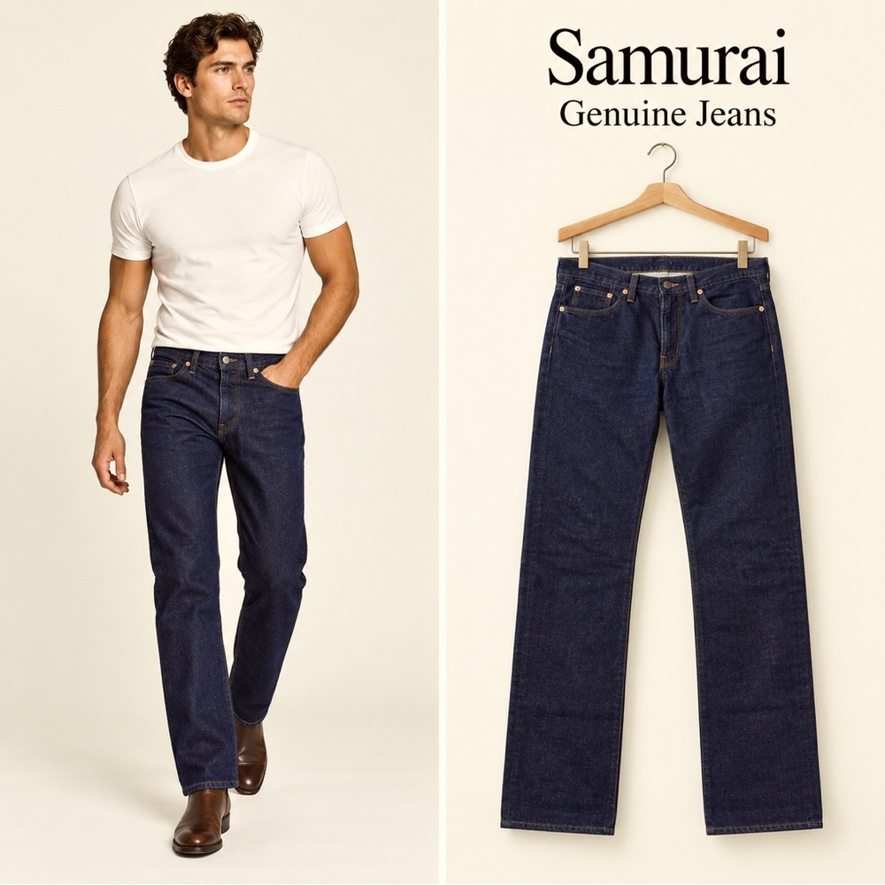 Samurai Jeans S500AX 18oz “AI Plus” Straight Cut